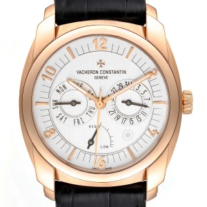 Vacheron Constantin Quai De L'ile Day Date Power Reserve Rose Gold Watch 85050