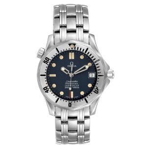 Omega Seamaster Midsize 36 Blue Dial Steel Mens Watch 2552.80.00