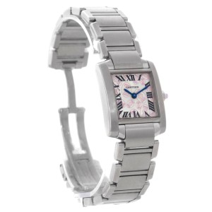 Cartier Tank Francaise W51031Q3 Ladies Steel Limited Edition Watch 