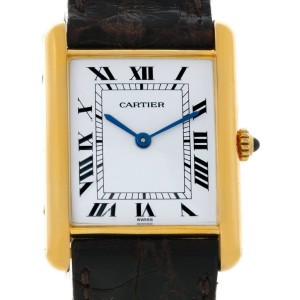Cartier Tank Classic Paris 18K Yellow Gold Quartz Watch