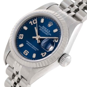 Rolex Datejust Stainless Steel White Gold Watch 69174 26mm
