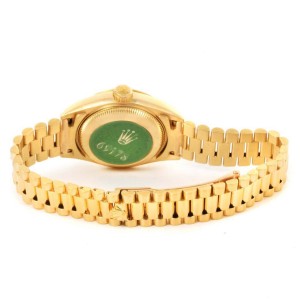 Rolex 69178 President Datejust 18K Yellow Gold Lapis Womens Watch