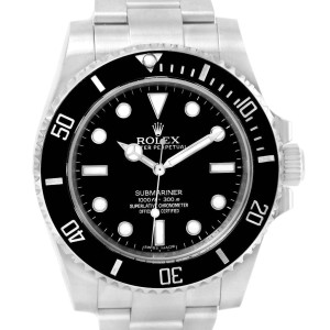 Rolex Submariner 114060 Stainless Steel Ceramic Automatic 40mm Mens Watch 