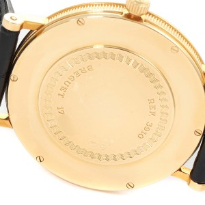 Breguet Classique 18K Yellow Gold Silver Dial Mens Watch 3910BA