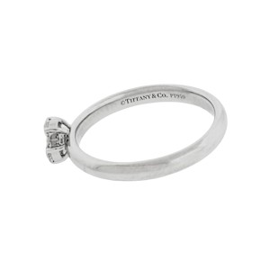 Tiffany & Co Aria Diamond 3 Stone Ring In Platinum Size 5.75