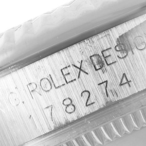 Rolex Datejust Midsize Steel White Gold Salmon Dial Ladies Watch 178274