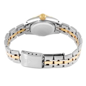 Tudor Princess Date Steel Yellow Gold Silver Diamond Dial Watch 