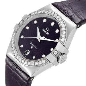 Omega Constellation 35mm Diamond Ladies Watch  
