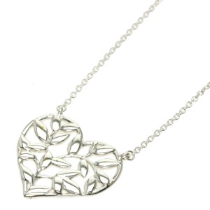 TIFFANY&Co. Olive leaf heart Silver Necklace 