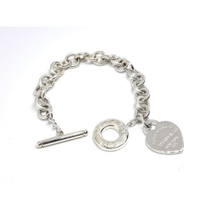 tiffany sterling heart bracelet