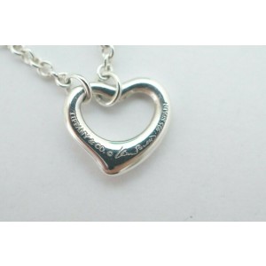 Tiffany & Co 925 Silver 5 Open Heart Bracelet
