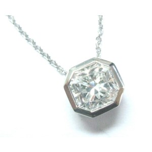 bezel set diamond necklace tiffany