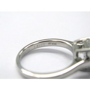 Tiffany & Co. Platinum Emerald Cut Diamond Engagement Ring