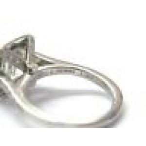 Tiffany & Co Legacy Cushion Diamond Platinum Engagement Ring 2.48CT H-VVS2 Boxes