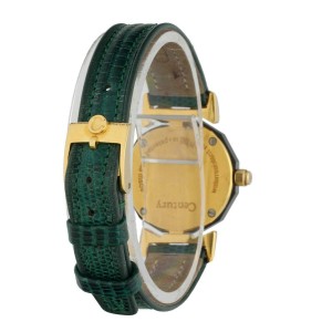 Century 19249 Diamond & Emerald 18K Yellow Gold Ladies Watch