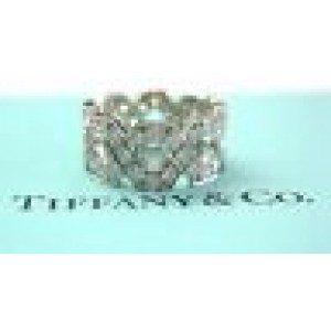 Tiffany & Co Platinum Hexagon Diamond Ring Size  7 1.20CT