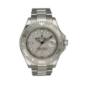 Rolex Yacht Master 16622 Platinum Bezel Men's Watch