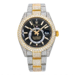 Rolex Sky-Dweller 326933 42MM Black Dial With Two Tone Oyster Bracelet
