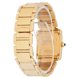 Cartier Tank Francaise  18K Yellow Gold Ladies Watch 