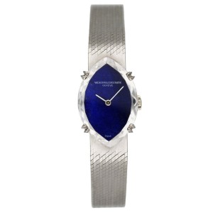 Vacheron Constantin Geneve Sapphire Dial Faceted Crystal Ladies Watch