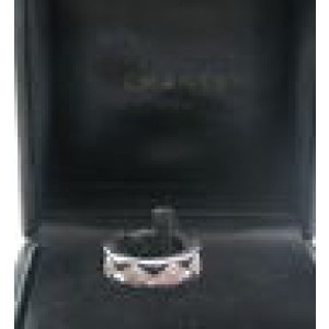 Chanel 18KT Quilted NATURAL Diamond Band Ring Size 6.5