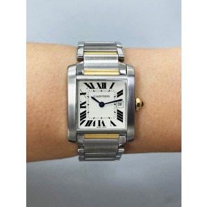 Cartier Tank Francaise Two Tone Midsize Watch