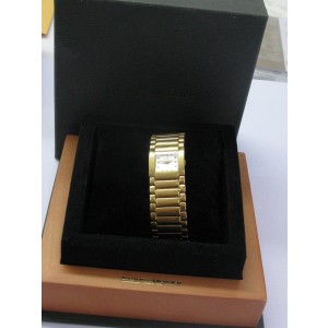 Baume & Mercier Catwalk 18K yellow gold diamond dial watch 21MM 86G MVO45223