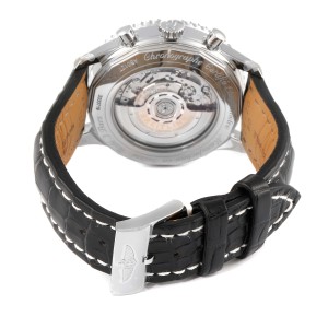 Breitling Navitimer 01 46mm Black Steel Dial Mens Watch AB0127 Unworn
