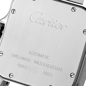 Cartier Santos Galbee XL Steel Yellow Gold Mens Watch 