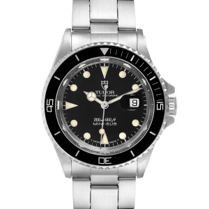Tudor Prince Date Mini Sub Black Dial Steel Unisex Watch 73090 
