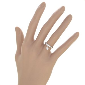Cartier 18K White Gold Ring Size 4