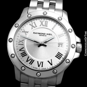 RAYMOND WEIL TANGO Mens Ref. 5599 Stainless Steel Watch - Mint with Warranty