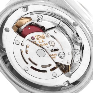 Rolex President Datejust Midsize White Gold Diamond Watch 68279 