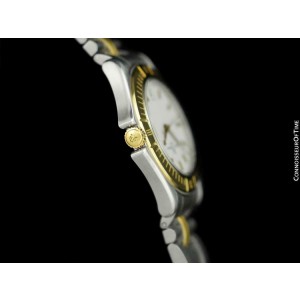 BAUME & MERCIER MALIBU Mens SS Steel & 18K Gold Watch, $5000, Mint with Warranty