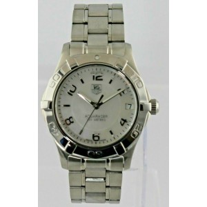 TAG HEUER LADIES AQUARACER WAF1311.BA0817 32MM MIDSIZE MOTHER OF PEARL WATCH