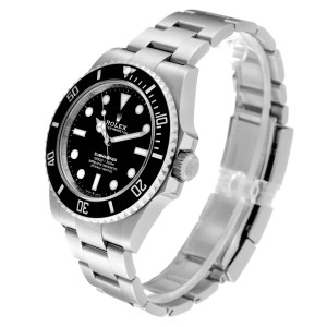 Rolex Submariner Non-Date Ceramic Bezel Steel Mens Watch 