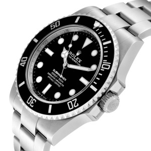 Rolex Submariner Non-Date Ceramic Bezel Steel Mens Watch 