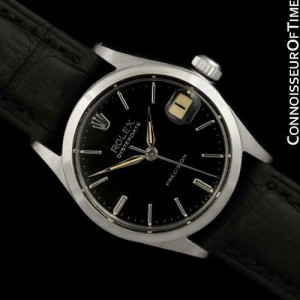 1962 ROLEX OYSTERDATE Midsize Unisex Vintage SS Steel Watch - $5,995, Mint