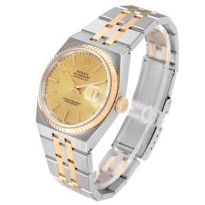 Rolex Oysterquartz Datejust Steel Yellow Gold Mens Watch 