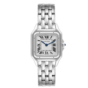 Cartier Panthere Midsize 27mm Steel Ladies Watch 