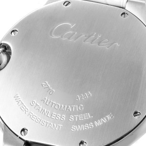 Cartier Ballon Bleu Automatic Stainless Steel Mens Watch 