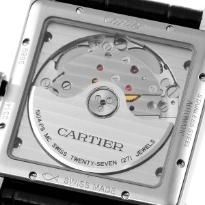Cartier Tank MC Silver Dial Automatic Steel Mens Watch W5330003 