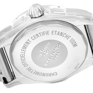 Breitling Galactic 36 MOP Dial Diamond Steel Ladies Watch 