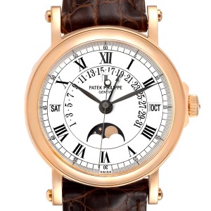 Patek Philippe Perpetual Calendar Retrograde Rose Gold Watch 