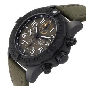 Breitling Avenger Night Mission DLC Coated Titanium Watch 