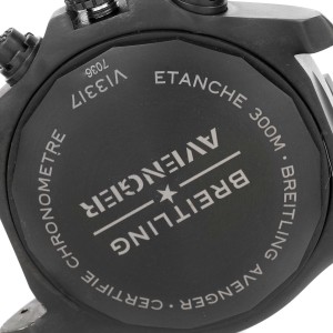 Breitling Avenger Night Mission DLC Coated Titanium Watch 