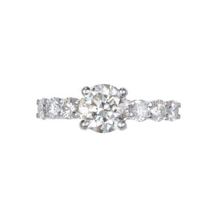 1.01ct Diamond Platinum Engagement Ring