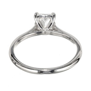 Peter Suchy GIA Certified 1.04 Carat Diamond Platinum Solitaire Engagement Ring