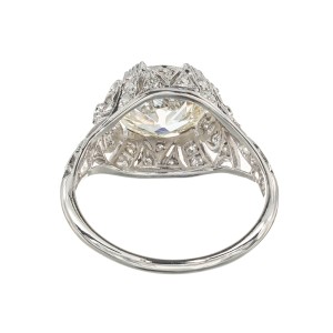 EGL Certified 2.48 Carat Diamond Platinum Ring