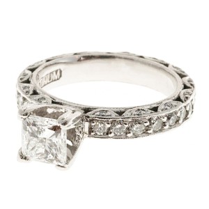 Tacori Diamond Mens Engagement Ring